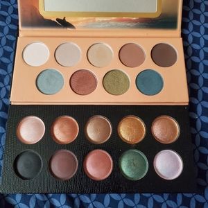 Makeup Revolution and essence palettes